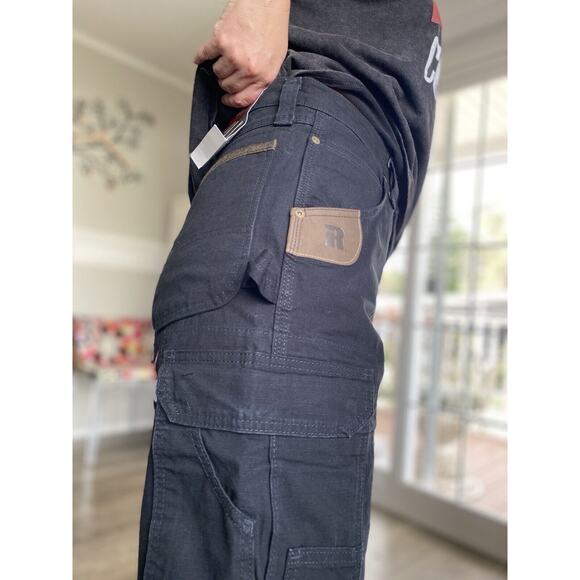 WRANGLER RIGGS WORKWEAR RANGER RELAX FIT CARGO PANT 32x34 Black NEW W/Tags - Picture 8 of 14